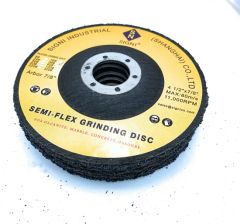 Semi Flex Fiberglass Backing Abrasive Grinding Disc for Angle Grinder for Granite Marble Stone Glass 36Grit  - SIGNI INDUSTRIAL (SHANGHAI) CO., LTD.