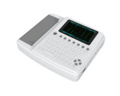 Portable 12-Lead ECG Machine for Doctors and Clinics Origin China Material Clastic Specification 5kg Model NO. ECG-1201 Power Source Electric - Image 4