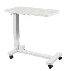 Adjustable Height Movable Overbed Table for Home and Hospital Use Overbed Tab - Image 5