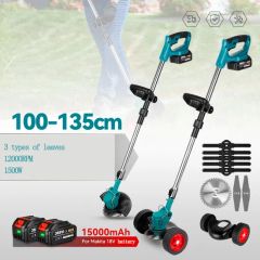 Lithium Ion Lawn Mower Small Household Multifunctional Folding Lawn Mower Wireless - Image 1