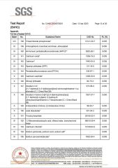 REACH Compliance certificate of CB (XIAMEN) INDUSTRIAL CO., LTD. – certificate photo, supplier certificates section