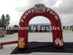 Outdoor Air Inflatables Funny Farm Inflatable Arch for Welcome - Guangzhou Rainbow Inflatables Ltd.