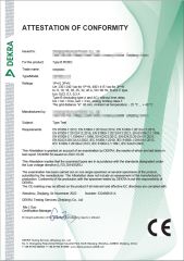 CE certificate from Wenzhou Huishang Electric Co. Ltd.