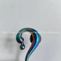 Customized 3D No Color Lapel Pin Technics 3D Style Popular Trademark None Eco-Friendly No Thickness 1.5mm Size 1.75" Tall - Image 3