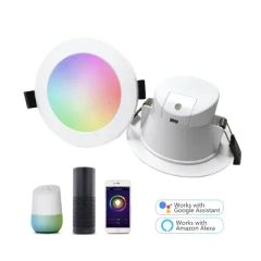 WiFi Remote APP Alexa Voice Control LED Smart Downlight RGB DMX Dimming Multicolor LED Recessed Lights - Image 2