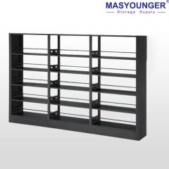 Double Faced Book Rack Steel Bookcases Modern Metal Storage Cabinet Bookshelf Custom Home Office Library Book Shelf - Image 2