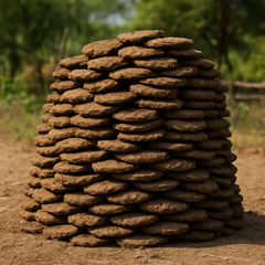 Cow Compost/Vermicompost Shelf Life 24 months Shape Cow Dung Powder, Cow Dung Cakes Packaging Details 25 kg in PP woven - Image 2