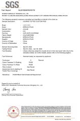 SGS certificate from Gongyi Miracle Trading Co., Ltd.