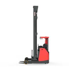 1 5 Ton Electric Three Way Forklift Truck Stacker Narrow Channel High Lift 2 Ton 48V Battery Double Deep Factory Workshop Loading  - Deli Machinery Shandong Co., Ltd