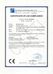 Android Phone Charging Station CE LVD Certificate certificate from Winnsen Industry Co., Ltd.