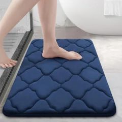 Soft and Absorbent Memory Foam Bath Rug - Machine Washable - Image 1