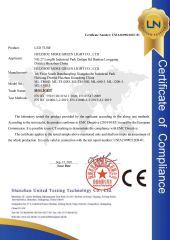 EMC Certificate certificate from Huizhou More Green Light Co., Ltd.