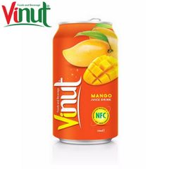 330ml VINUT Can (Tinned) Original Taste Mango drink Manufacturers OEM Good Quality Premium HACCP and ISO Certified - Image 1