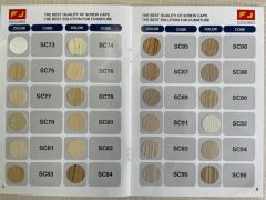 High Quality Adhesive PVC Screw Cover Caps Color White Material PVC Origin China Condition New Model NO. FUJUAN Trademark - Image 4