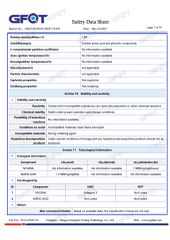 MSDS/SDS certificate from Jiangsu Right Import&Export Co., Ltd.