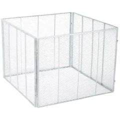 Durable Expanded Metal Mesh Backyard Compost Bin for Sustainable Garden Waste Management - Image 2