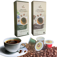 Vietnam Supplier Capsule Coffee Nespresso- Specialty Arabica Medium Dark roast Hiva's coffee 10 x 0.21 oz /cup - Image 5