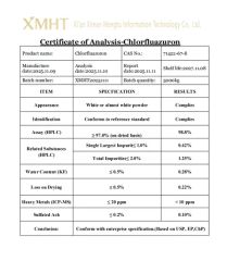 Pest Control Chlorfluazuron Insecticide Chlorfluazuron State Solid Purity >99% Specific COA MW 540.654776 Density 1.626 Assay HPLC - Image 6