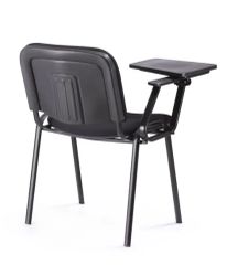 Simple Design School Student Chair with Writing Pad Color Black Rotary Fixed Shape Square Style Modern Trademark MAC Condition - Image 3