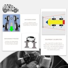 Removable 3D Wheel Alignment/Wheel Alignment Machine/3D Wheel Aligner/Car Wheel Alignment Machine - Image 4