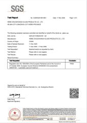 GLASS CUP certificate from Hebei Zhuozhongxi Glass Products Co., Ltd.