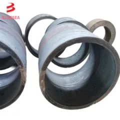 Industrial Forged Conveyor Drum Solid & Hollow Steel Rollers for Material Handling Systems ISO 9001 Certified Custom Bore Sizes - Xiamen Bluesea Piping Systems Co.,Ltd.