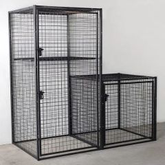 Single Tier and Double Tier Welded Wire Mesh Storage Lockers - Image 4