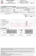 BV testing forging hammer certificate of Zaozhuang Tok Machinery Co., Ltd. – certificate photo, supplier certificates section