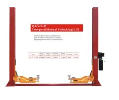 Two Post Lift for Cars and Vehicles Brand Dz Condition New Design Two Post Origin Shandong Certification CE, ISO Specification CE, is9001 - Image 2