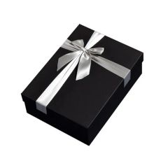 Luxury Custom Logo Big Size Cardboard Gift Wedding Packaging Paper Box with Ribbon Bow - Image 5