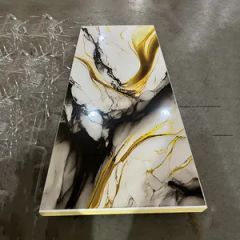 Eco Friendly Plastic Marble Wall Paneling Sheet High Glossy UV Coating Decorative PVC Wall Panels - Image 3