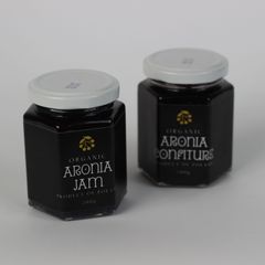 Organic Aronia Jam Taste Sweet Specification COA Place of Origin EU Brand Name Meliseus Weight (kg) 0.19 kg Shelf Life 24 - Image 1