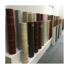 300 Micron PVC Sheet Wooden PVC Decorative Door Skin Film PVC Ceiling Embossed Film - QINGDAO QUEENRE DEVELOPMENT CO., LTD