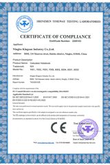 CE of Notebook Calculator certificate of Ningbo Ftz Kingsun Industry Co., Ltd. – certificate photo, supplier certificates section