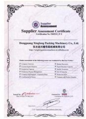 certificate certificate from DONGGUANG XINGLONG PACKAGING MACHINERY CO., LTD.
