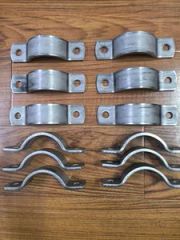 Hydraulic Heavy Duty Stainless Steel Flat Strip Clamp Forming with Hole Punching Machine Factory - Image 1