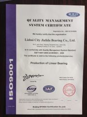 ISO9001-2008 Certificate certificate from Lishui City Jialida Bearing Co., Ltd.