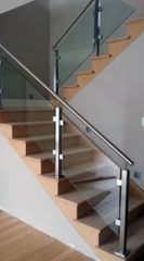 Glass Railing, 12 mm Glass Thickness 12 mm Application Staircase Material Stainless Steel Mounting Type Floor Mounted System Type Baluster / - Image 2