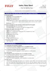 FULLY SDS certificate from Fully Cosmetic (GZ) Co., Limited