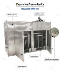 High Efficiency Fruit and Vegetable Dryer Machine Food Grade Stainless Steel for Food Processing Machine - Image 3