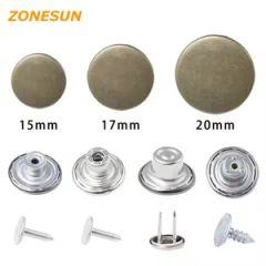 Classic Denim Buttons Shank Button Metal Button Element OL Stock Stock Style Simple Origin China Trademark zonesun HS Code 9606220000 - Shenzhen Zonesun Industry Co., Ltd