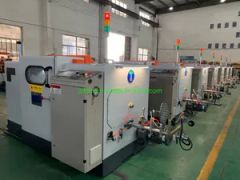 Electrical Cable Core Wire Double Twisting 0.12-0.52mm 11.6-100pitch PLC Control Buncher Bunching Winding Coiling Drawing Extruder Machine - Kunshan Fuchuan Electrical and Mechanical Co., Ltd.