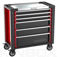 6 Drawer Wider Stainless Steel Worktop Kinbox Tool Cabinet Wheeled Yes Origin China Material Iron Caster 125X30mm Trademark Kinbox - Ningbo Kinbox Tools Technology Co., Ltd.