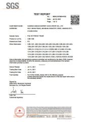 SGS CERTIFICATE certificate of Haining Haohan Import and Export Co., Ltd. – certificate photo, supplier certificates section