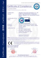 certificates certificate from Qingdao Yeaweyda Machinery Co., Ltd