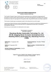 E5 certificate from Shandong Yueyi Import and Export Trading Co., Ltd.