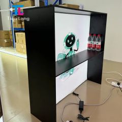 Portable LED Display Cabinet with Tool-Free Assembly Design - Image 2