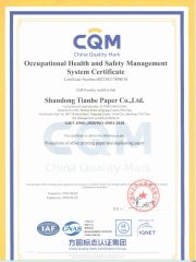 ISO45001 certificate from Shandong Baoli Intelligent Manufacturing Co., Ltd.