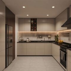 L Shape Modular Kitchen Designing Service - Image 2
