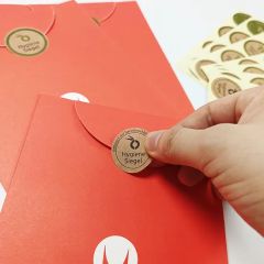 Seal Sticker Custom Bottle Jar Security Logo Labels Kraft Paper Tamper Proof Packaging Waterproof Sealing Stickers - Image 2